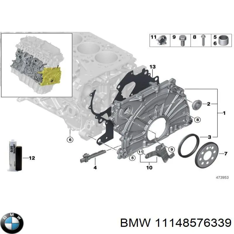 Comprar 11148576339 BMW Tapón del cárter de aceite
