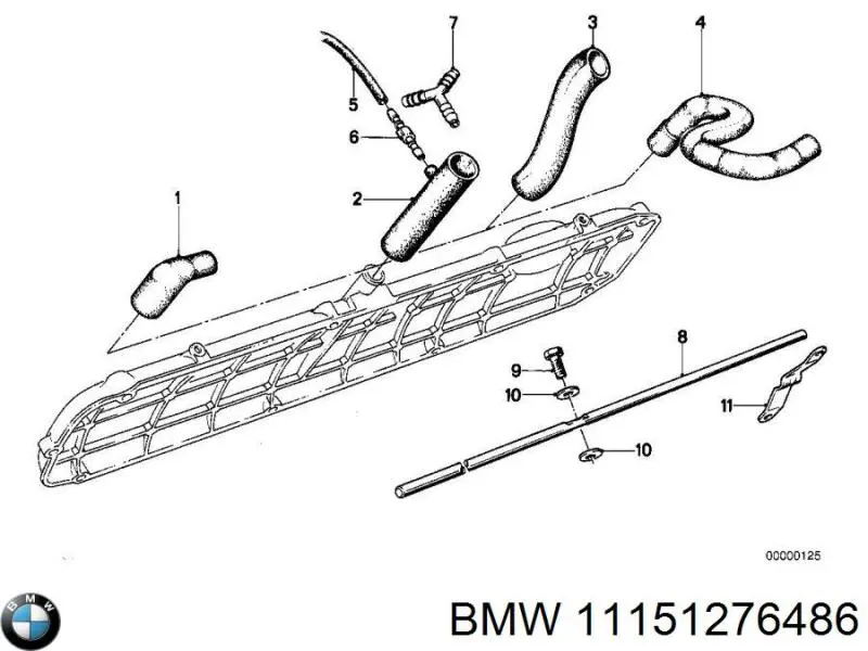  BMW 11151276486 precio, desde 2,96 EUR