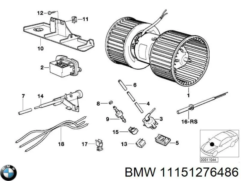 Comprar 11151276486 BMW 