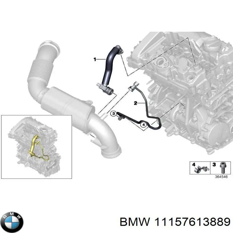 Comprar 11157613889 BMW Sistema de ventilación del cárter