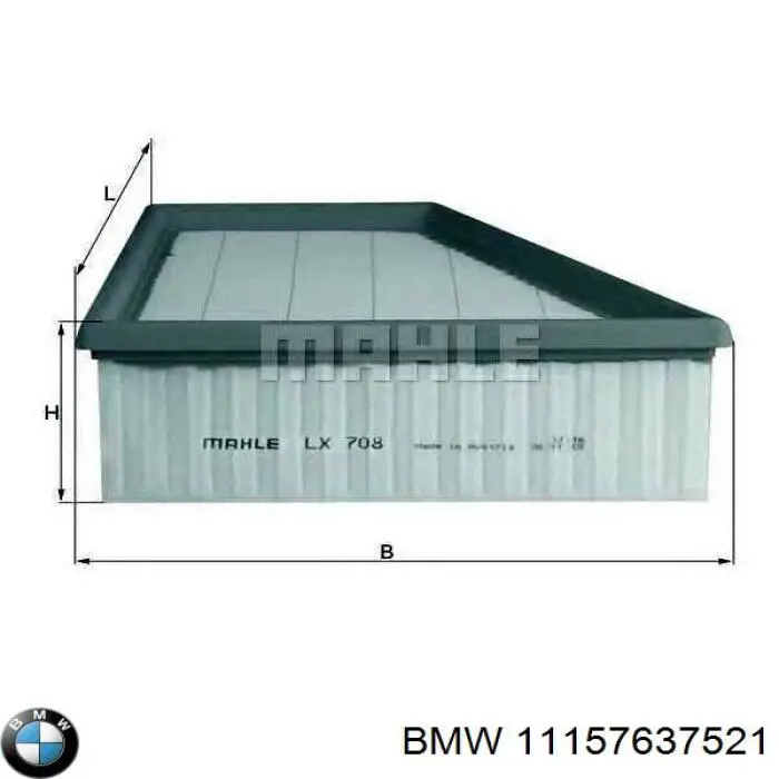 Tubo de ventilación del cárter 11157637521 BMW