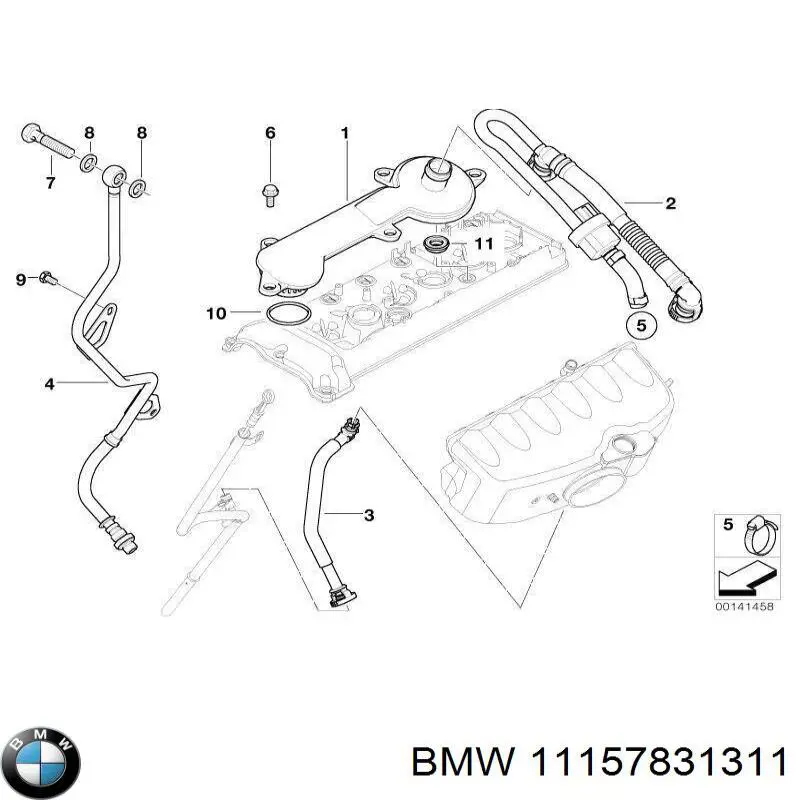 Comprar 11157831311 BMW Sistema de ventilación del cárter