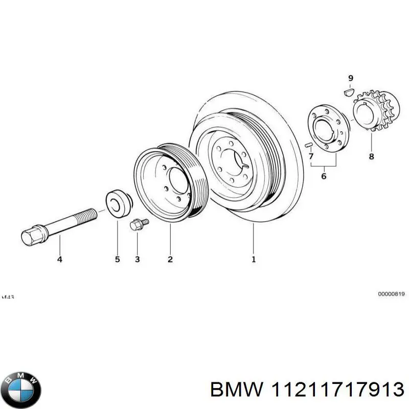 Comprar 11211717913 BMW Piñón del cigüeñal