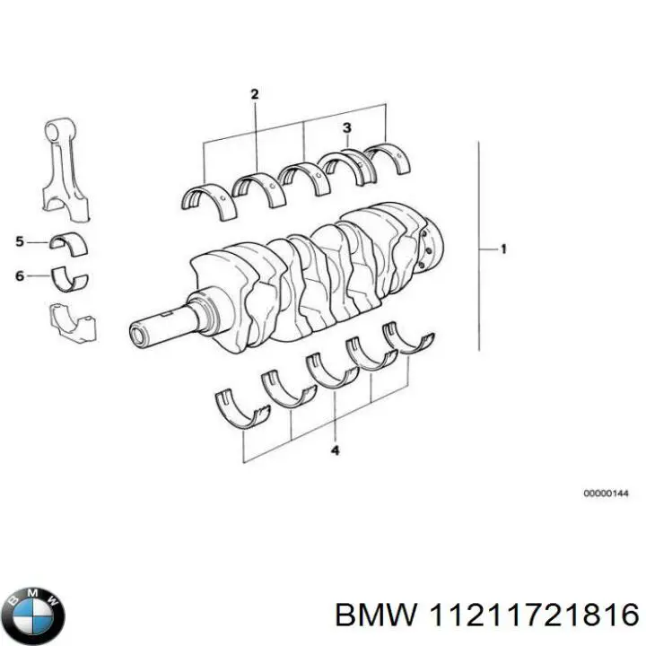 11211721840 BMW cigüeñal