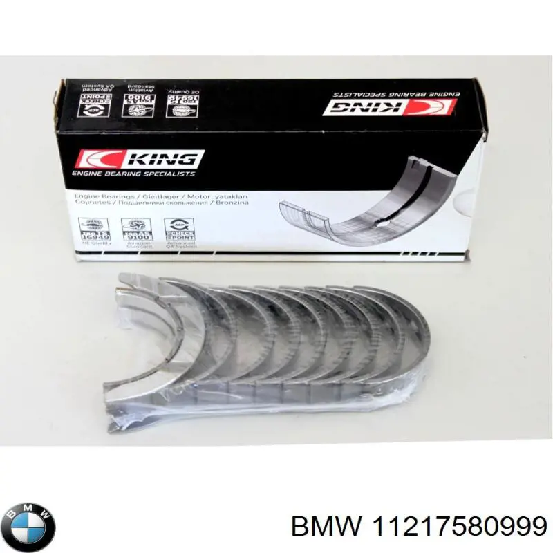 11217627031 BMW juego de cojinetes de biela, cota de reparación +0,25 mm