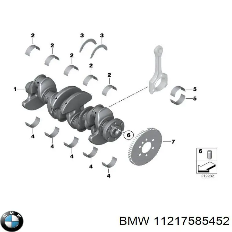 Comprar 37206600 Kolbenschmidt Juego de cojinetes de cigüeñal, cota de reparación (+0,25 mm)