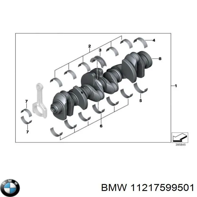 11217599501 BMW cigüeñal