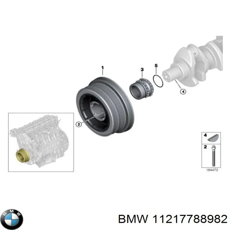 Piñón del cigüeñal BMW 11217788982 precio, desde 53,29 EUR
