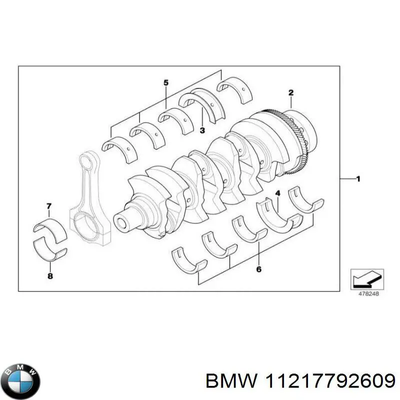Cigüeñal para BMW 7 (E65, E66, E67)