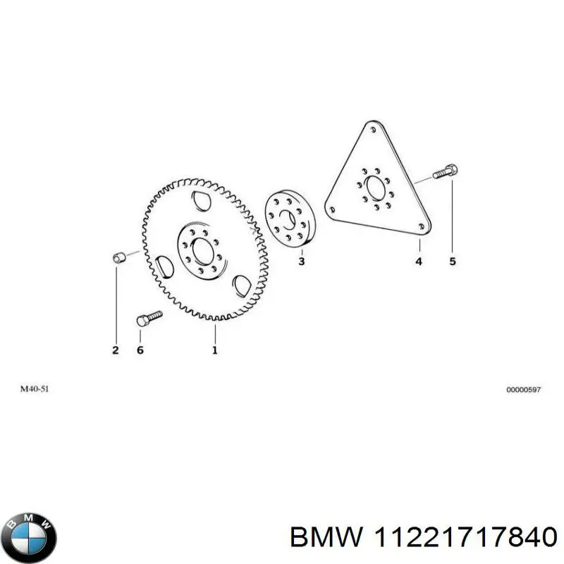 Perno De Volante para BMW 3 (E21)