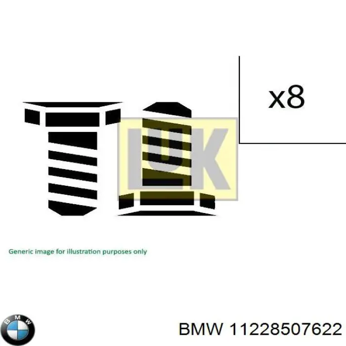 11228507622 BMW perno de volante