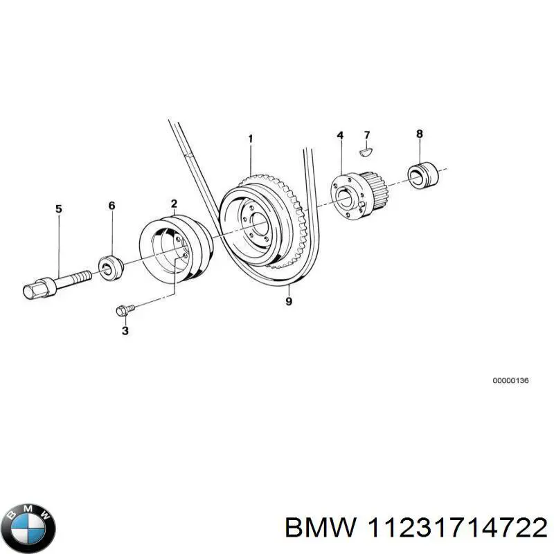 11231714722 BMW Dámper