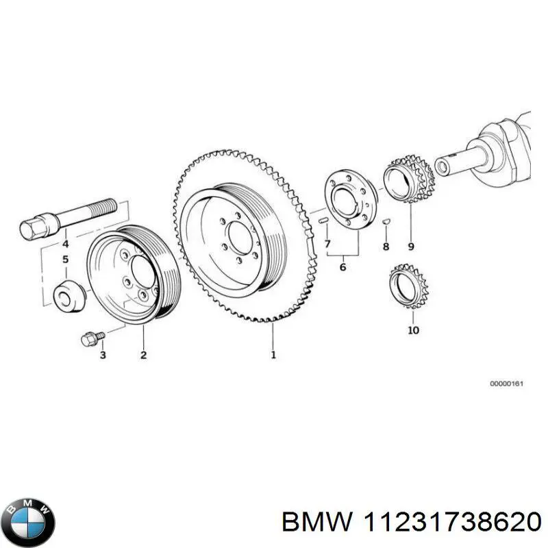 Comprar 1738620 BMW La polea del cigüeñal