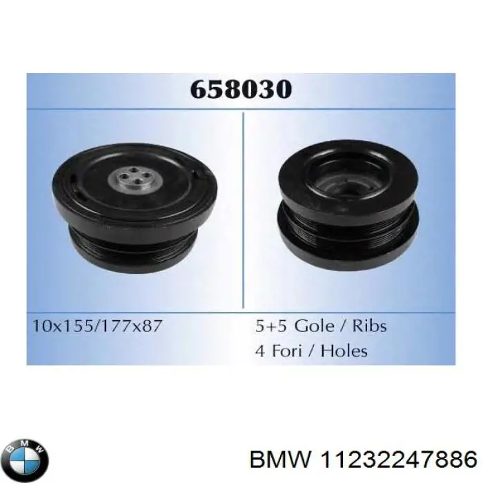 Comprar 11232247886 BMW La polea del cigüeñal