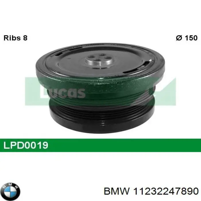 Comprar 11232247890 BMW La polea del cigüeñal