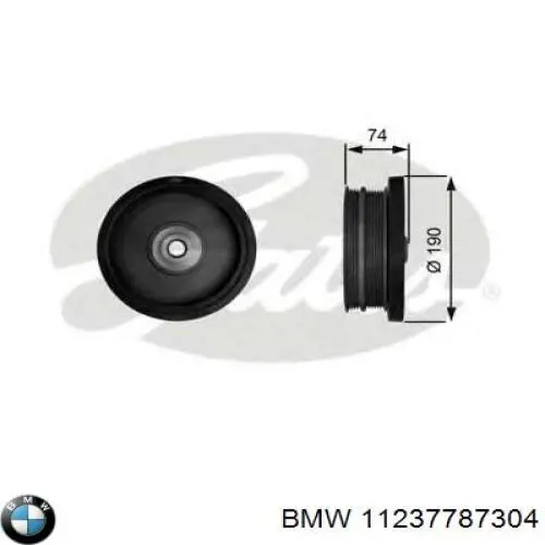 Comprar 11237787304 BMW La polea del cigüeñal