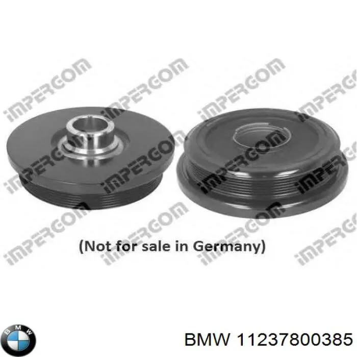 Polea del cigüeñal BMW 11237800385 precio, desde 268,94 EUR