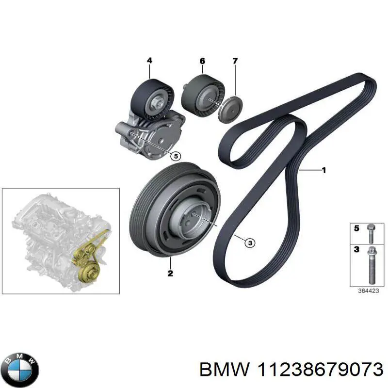 Polea cigueñal BMW 6 Gran Turismo 