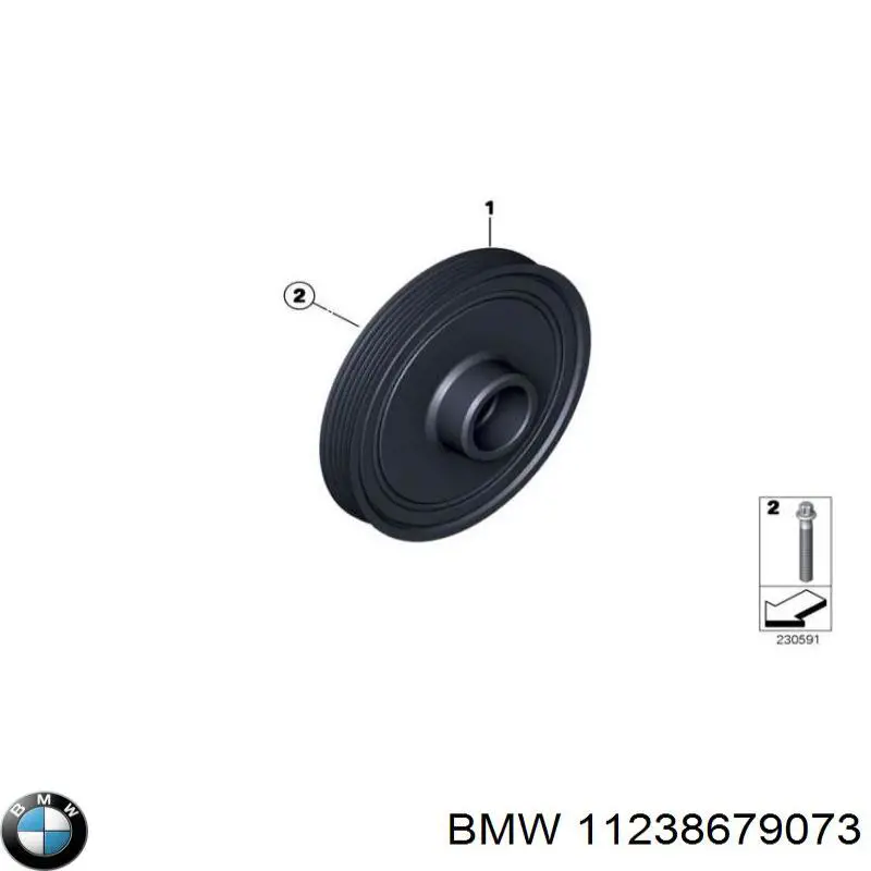 Polea del cigüeñal BMW 11238679073 precio, desde 139,39 EUR