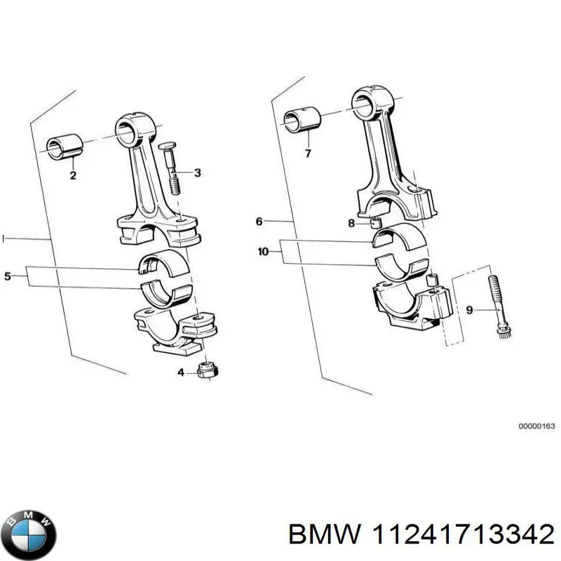 11241713342 BMW tornillo de biela