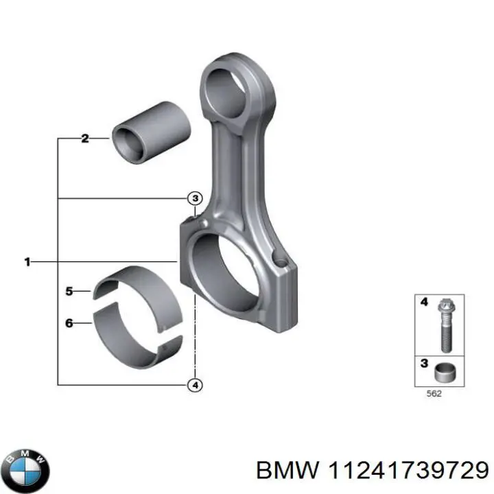 Comprar 11241739729 BMW Tornillo de biela
