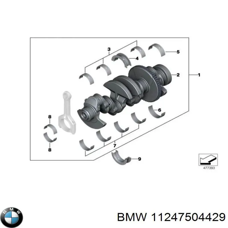 Tornillo de biela BMW 11247504429 precio, desde 14,85 EUR