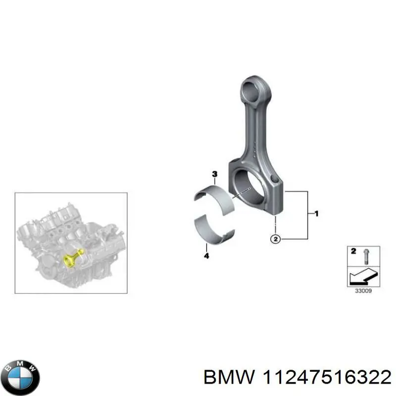 Comprar 11247516322 BMW Tornillo de biela