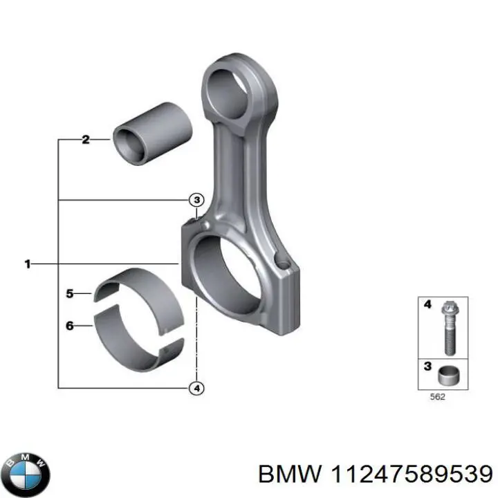 Comprar 11247589539 BMW Biela