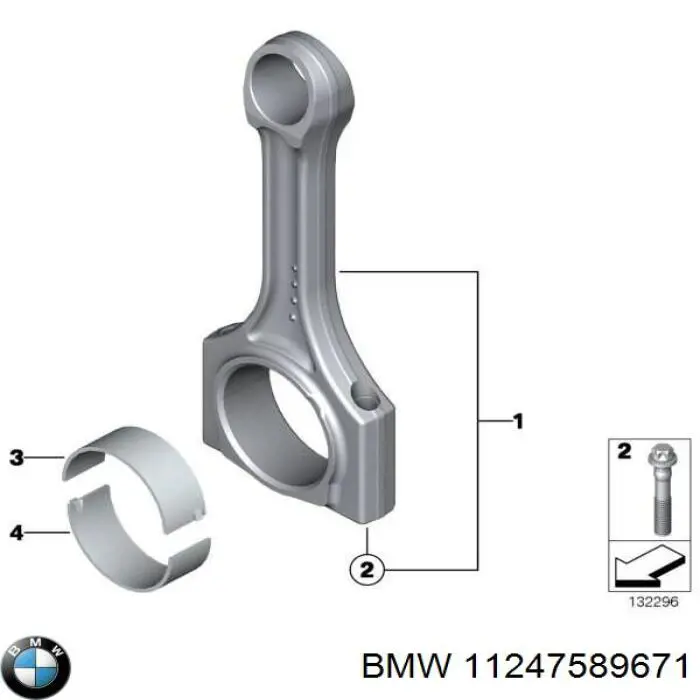 Comprar 11247589671 BMW Tornillo de biela