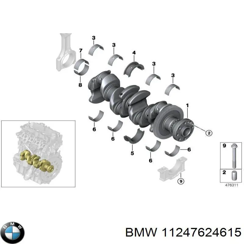 Comprar 11247624615 BMW Biela
