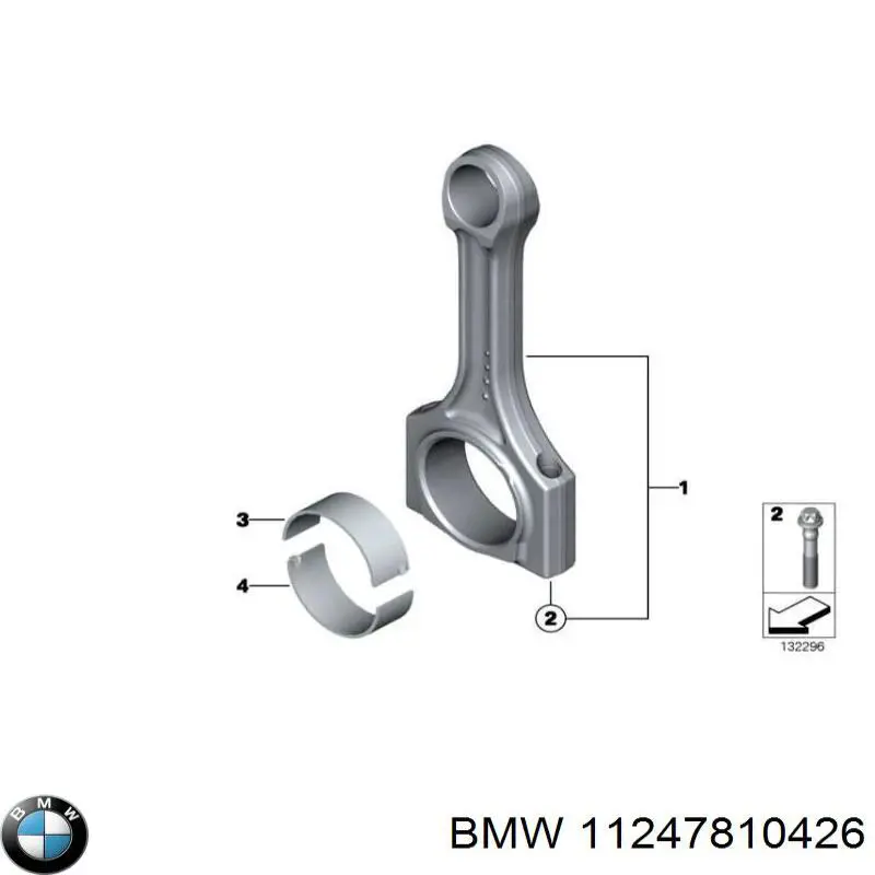 Juego de cojinetes de biela, estándar (STD) BMW 11247810426 precio, desde 87,29 EUR