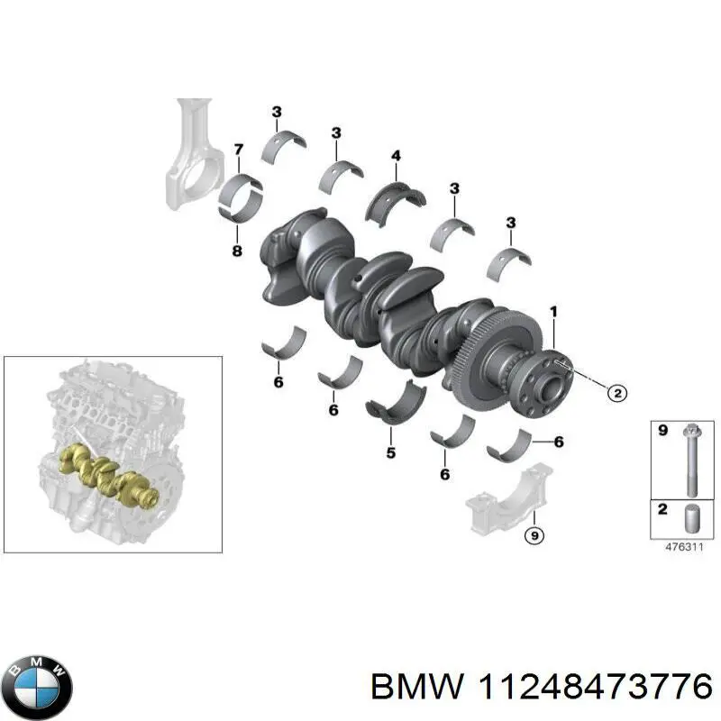 11248473776 BMW biela