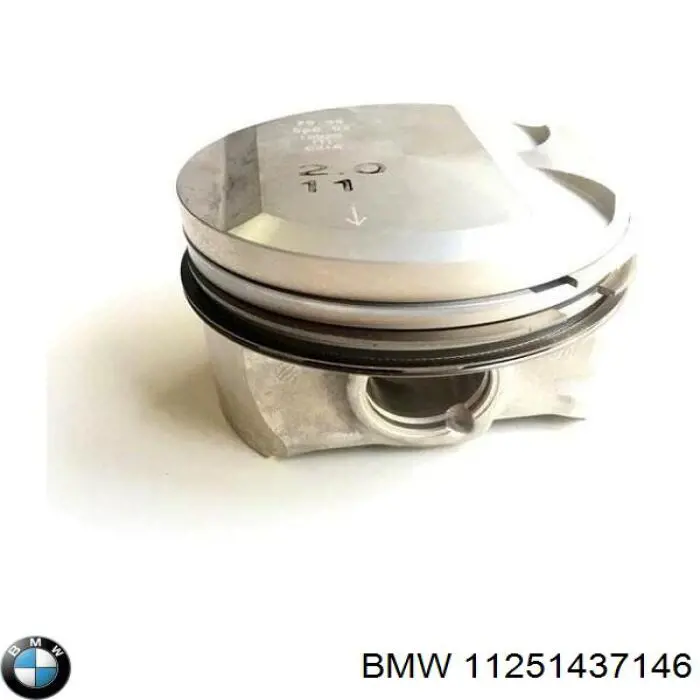 11251437146 BMW pistón completo para 1 cilindro, std