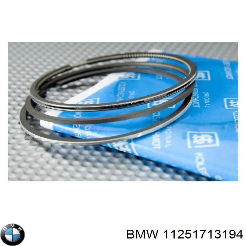 Juego de aros de pistón para 1 cilindro, cota de reparación +0,25 mm para BMW 5 (E34)