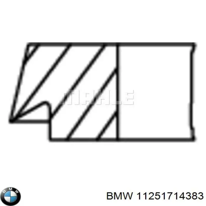 11251286223 BMW juego de aros de pistón, motor, std