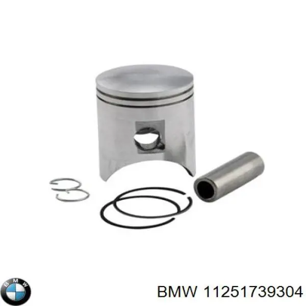11251739304 BMW pistón completo para 1 cilindro, cota de reparación + 0,50 mm