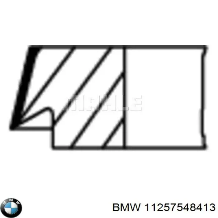 11257548413 BMW aros de pistón para 1 cilindro, std