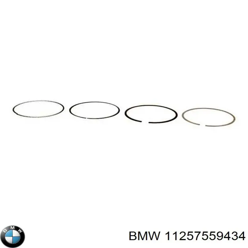 11257559434 BMW juego de aros de pistón de motor, cota de reparación +0,25 mm