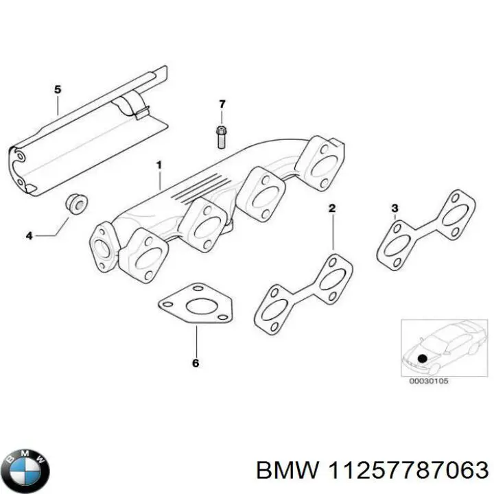 11257790702 BMW pistón completo para 1 cilindro, std