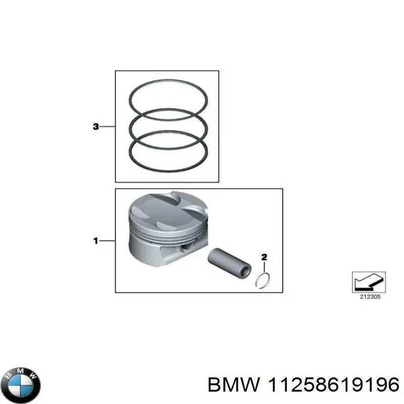 11257645958 BMW tensor, cadena de distribución