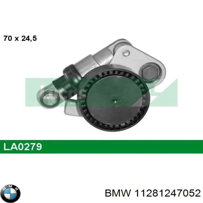 11281247052 BMW rodillo, correa trapecial poli v