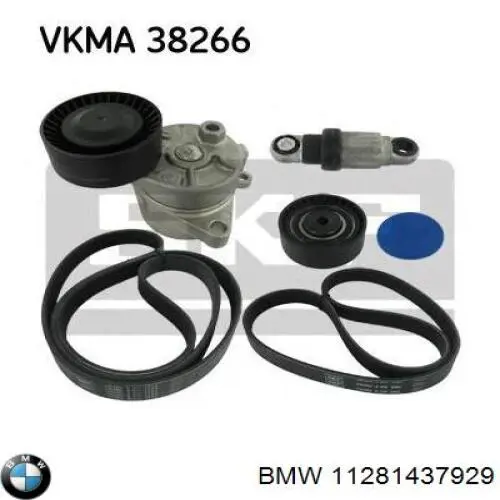 Correa accesorios BMW 11281437929