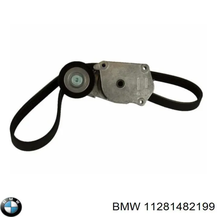 11281482199 BMW tensor de correa, correa poli v