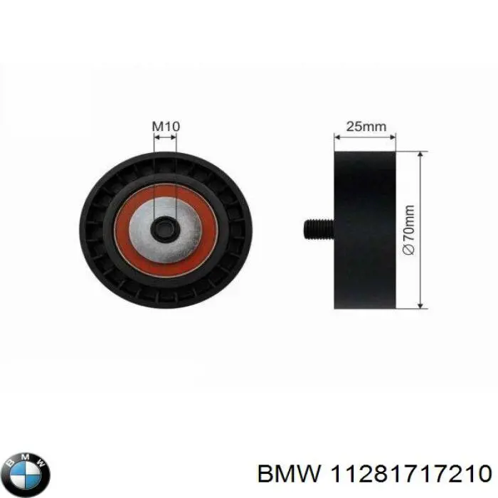 Amortiguador del tensor de la correa de transmisión BMW 11281717210 precio, desde 33,53 EUR