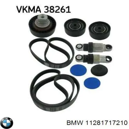 Comprar 11281717210 BMW Amortiguador del tensor de la correa de transmisión