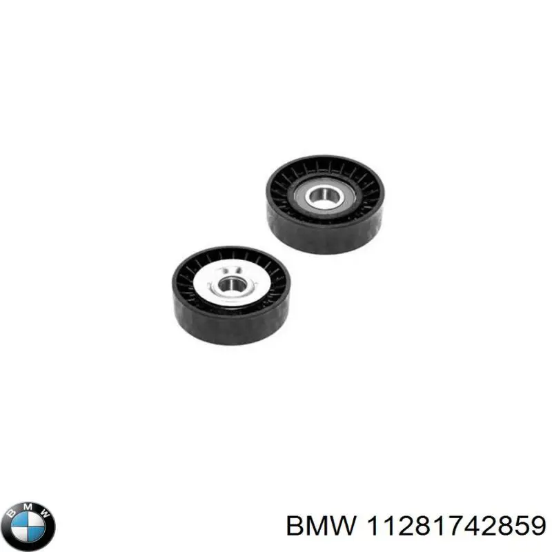 Tensor de la correa trapecial poli v BMW 11281742859