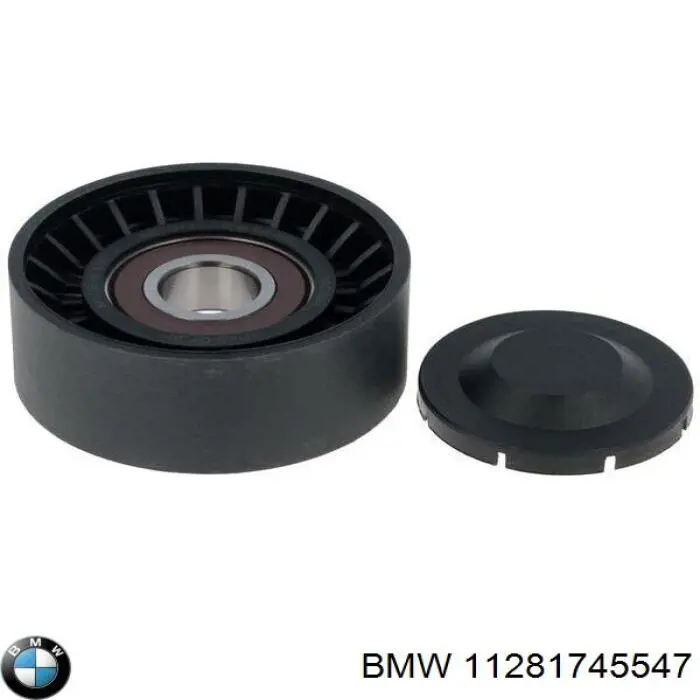 11281745547 BMW tensor de correa, correa poli v