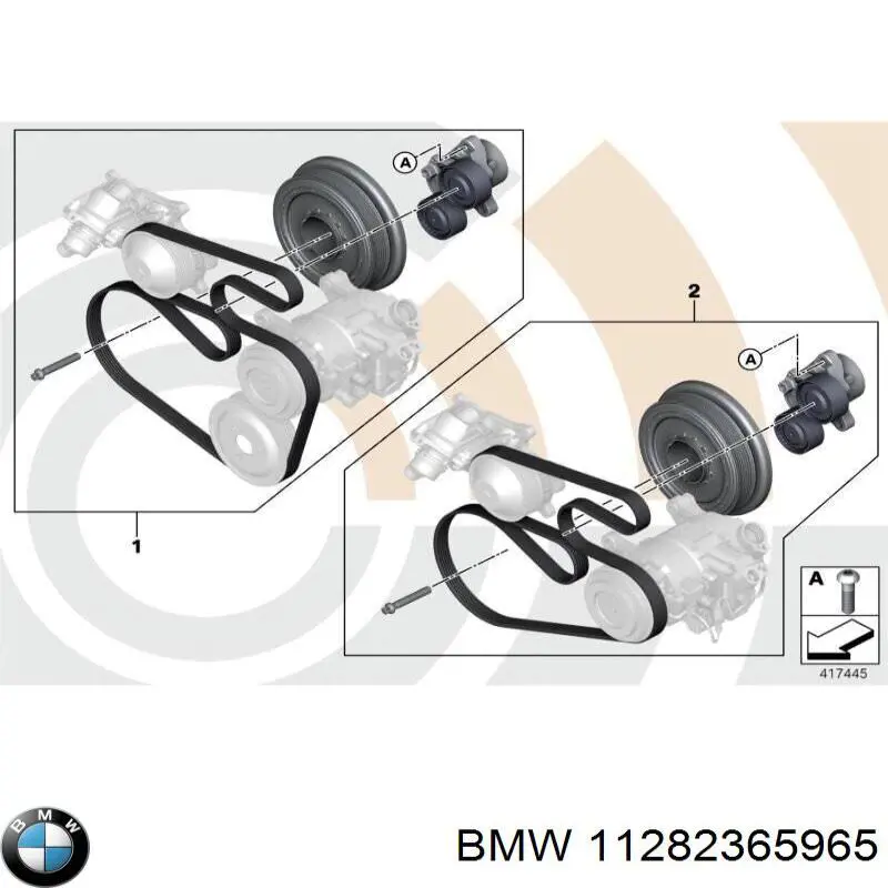 11282365965 BMW correa de transmisión