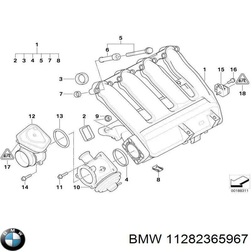 Comprar 11282365967 BMW Correa de transmisión