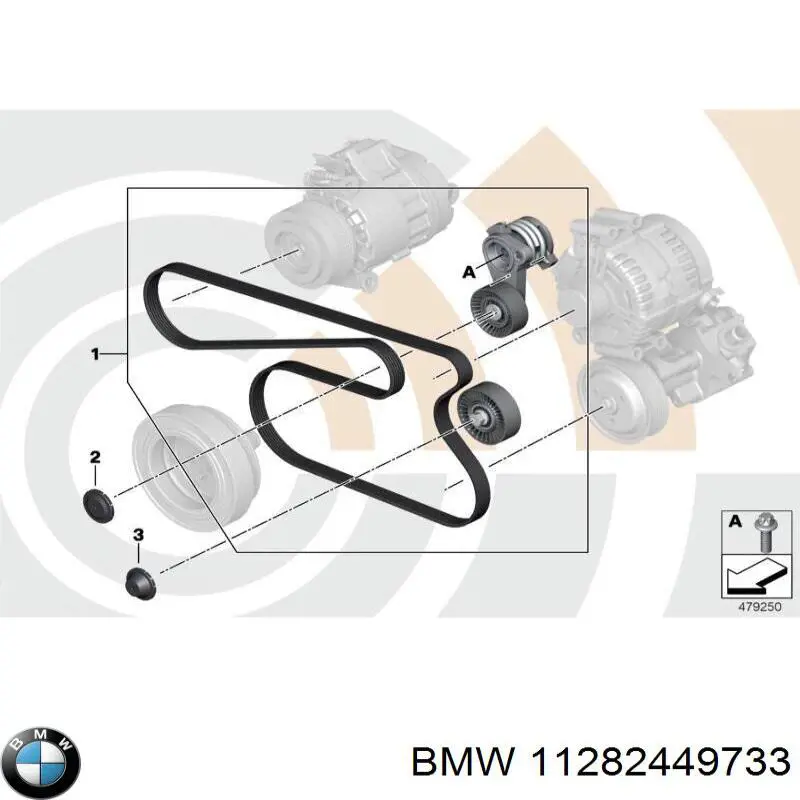 Comprar 11282449733 BMW Correa de transmisión